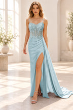 Striking Sheath Sweetheart Sleeveless Lace Up Floor Length Prom Dress