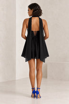 Romantic A-Line Sweetheart Sleeveless Lace-Up Back Mini Homecoming Dress