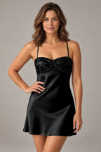 Glamorous A-Line Sweetheart Sleeveless Lace-Up Back Mini Homecoming Dress