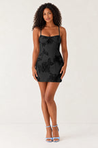 Sweet Sheath Square Neck Spaghetti Strap Closed Back Mini Homecoming Dress