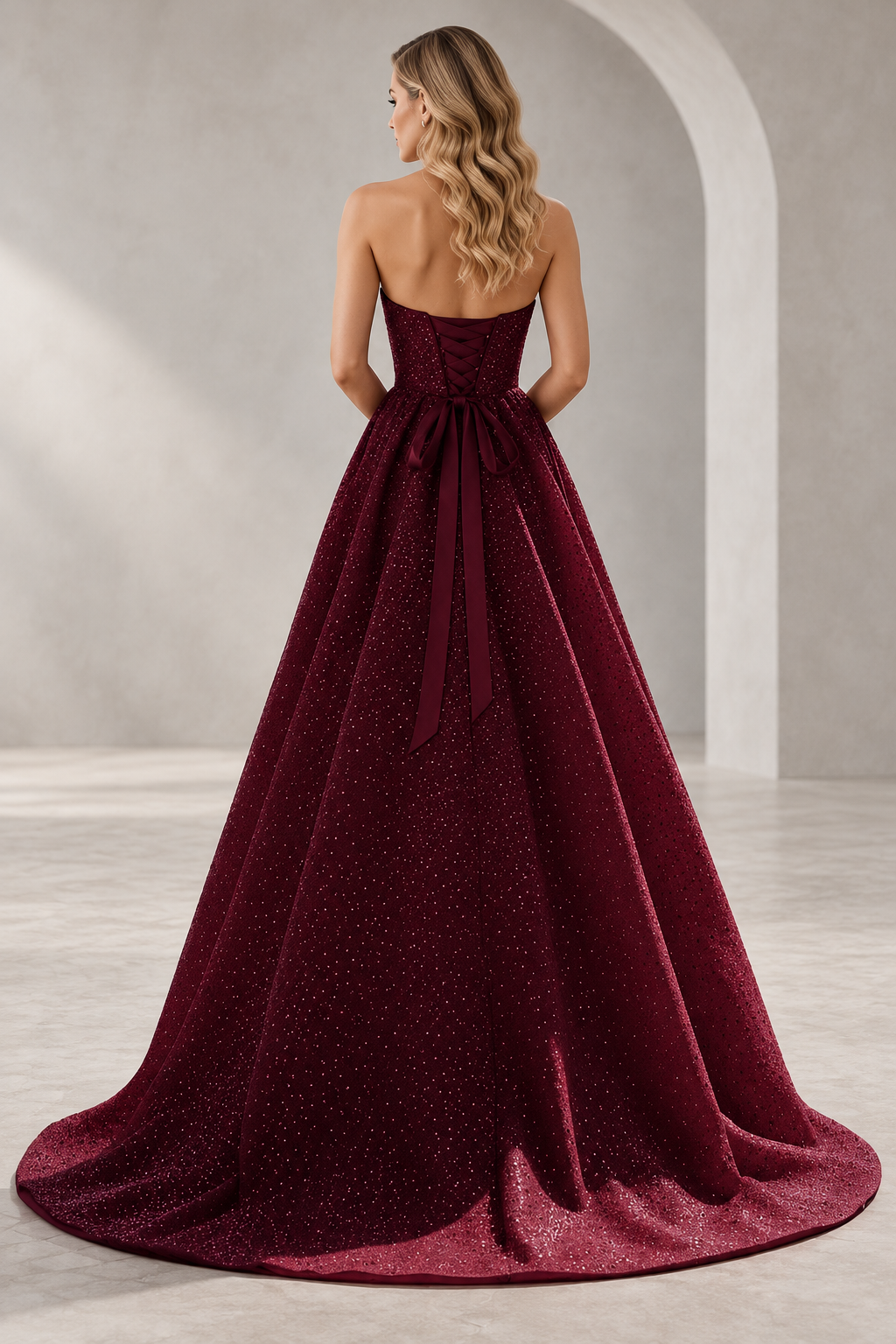 Regal A Line Halter Sleeveless Lace Up Floor Length Prom Dress