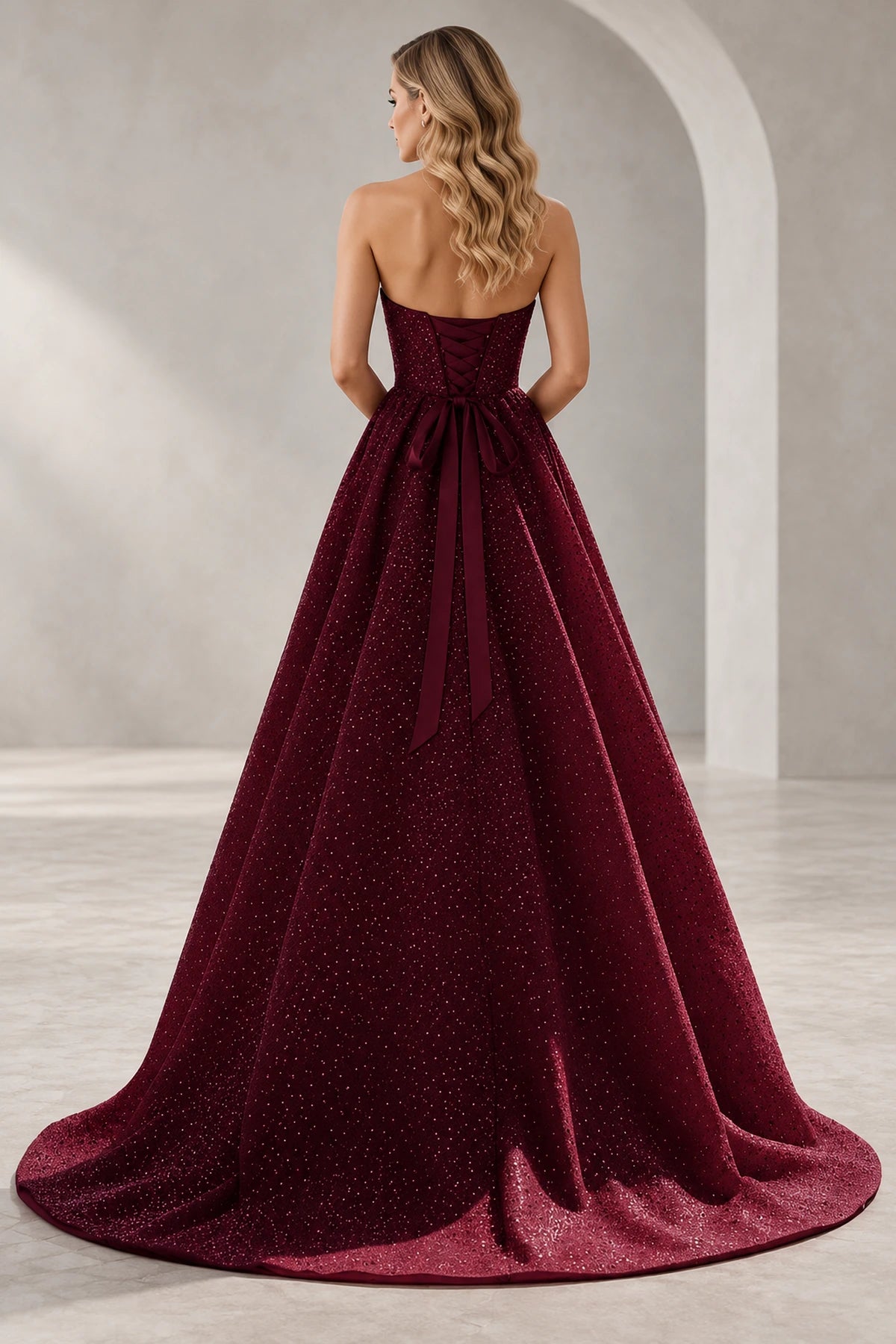 Regal A Line Halter Sleeveless Lace Up Floor Length Prom Dress