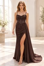 Striking Sheath Sweetheart Sleeveless Lace Up Floor Length Prom Dress