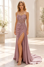 Striking Sheath Sweetheart Sleeveless Lace Up Floor Length Prom Dress