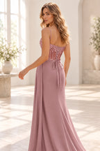 Striking Sheath Sweetheart Sleeveless Lace Up Floor Length Prom Dress