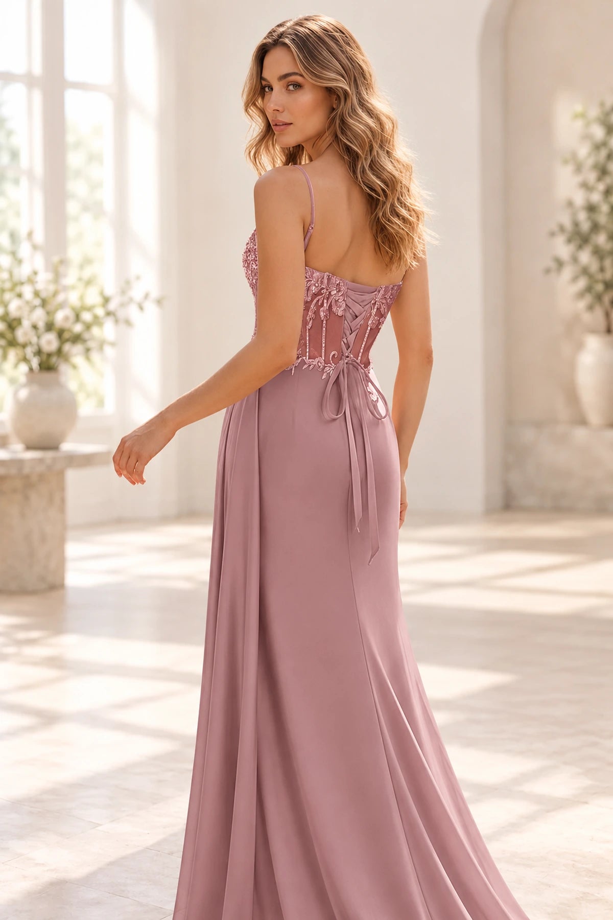 Striking Sheath Sweetheart Sleeveless Lace Up Floor Length Prom Dress