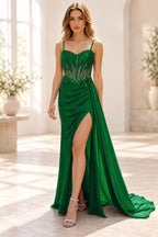 Striking Sheath Sweetheart Sleeveless Lace Up Floor Length Prom Dress