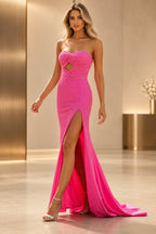 Radiant Mermaid Sweetheart Strapless Lace Up Back Long Prom Dress