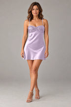 Glamorous A-Line Sweetheart Sleeveless Lace-Up Back Mini Homecoming Dress