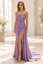 Striking Sheath Sweetheart Sleeveless Lace Up Floor Length Prom Dress