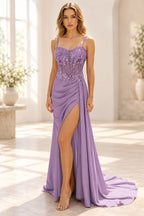 Striking Sheath Sweetheart Sleeveless Lace Up Floor Length Prom Dress
