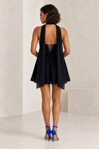 Romantic A-Line Sweetheart Sleeveless Lace-Up Back Mini Homecoming Dress