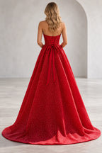 Regal A Line Halter Sleeveless Lace Up Floor Length Prom Dress