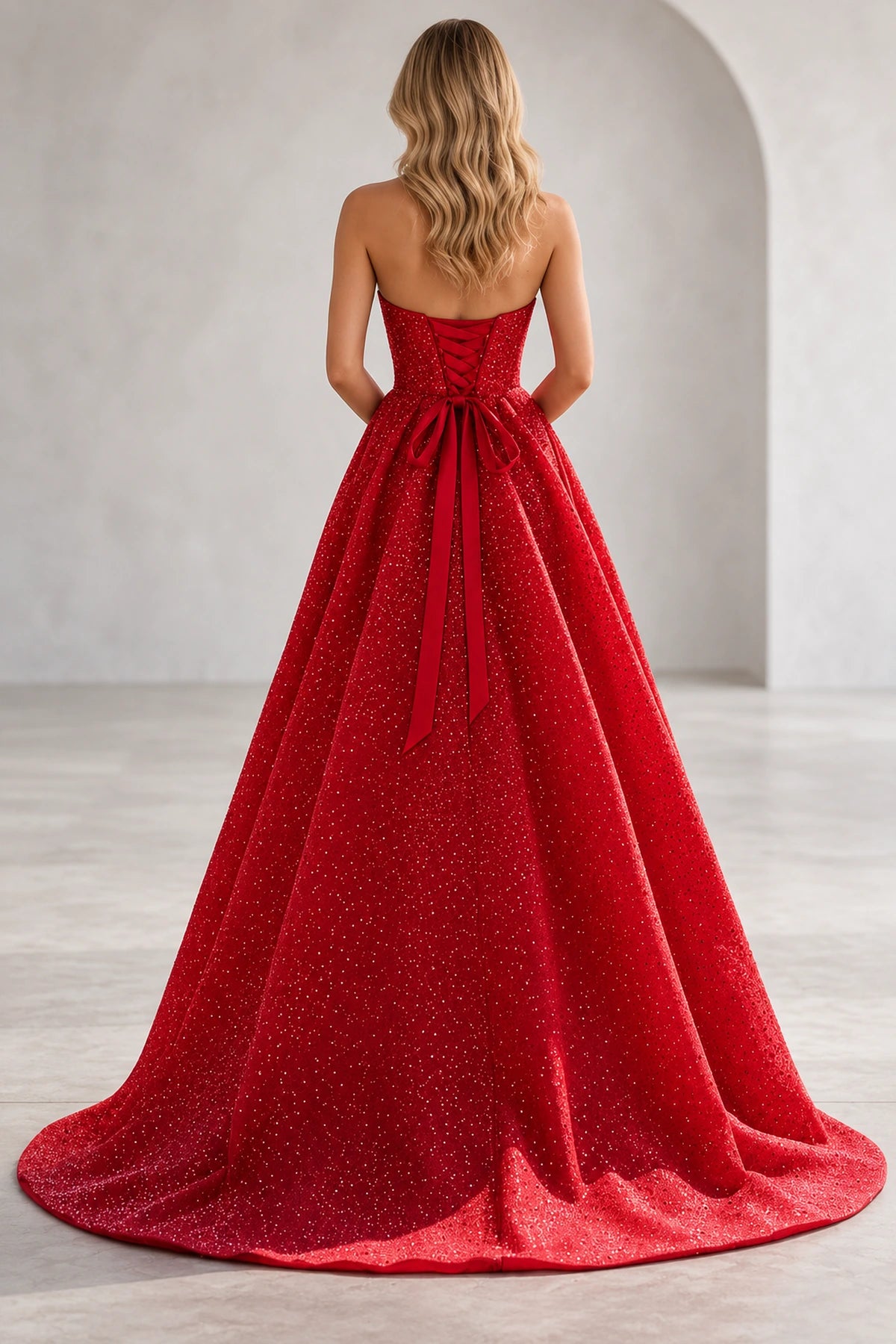 Regal A Line Halter Sleeveless Lace Up Floor Length Prom Dress