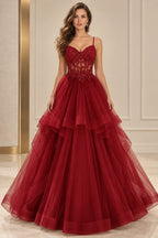 Romantic A Line Sweetheart Sleeveless Zipper Back Floor Length Prom Dress