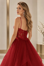 Romantic A Line Sweetheart Sleeveless Zipper Back Floor Length Prom Dress