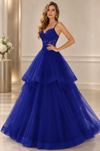 Romantic A Line Sweetheart Sleeveless Zipper Back Floor Length Prom Dress