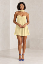 Romantic A-Line Sweetheart Sleeveless Lace-Up Back Mini Homecoming Dress