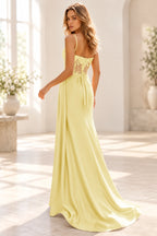 Striking Sheath Sweetheart Sleeveless Lace Up Floor Length Prom Dress