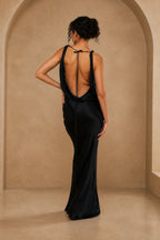Elegant Mermaid Off Shoulder Short Sleeve Open Back Floor Length Evening Dress