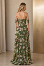 green-floral-zip-back-wedding-guest-dress-back.webp