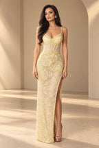 Elegant Mermaid Sweetheart Sleeveless Corset Back Floor Length Prom Dress