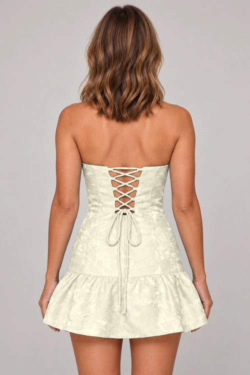 pale-yellow-lace-up-ruffle-mini-homecoming-dress-back