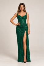 Elegant A Line V Neck Sleeveless Ruched Backless Floor Length Prom Dress