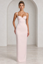 Elegant sweetheart neckline column wedding guest dress by Graceprom