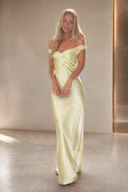 Chic Sheath Sweetheart Off Shoulder Open Back Floor Length Bridesmaid Dress